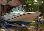 21 foot 4 inch Revenge Boston Whaler with 150 HP outboard motor